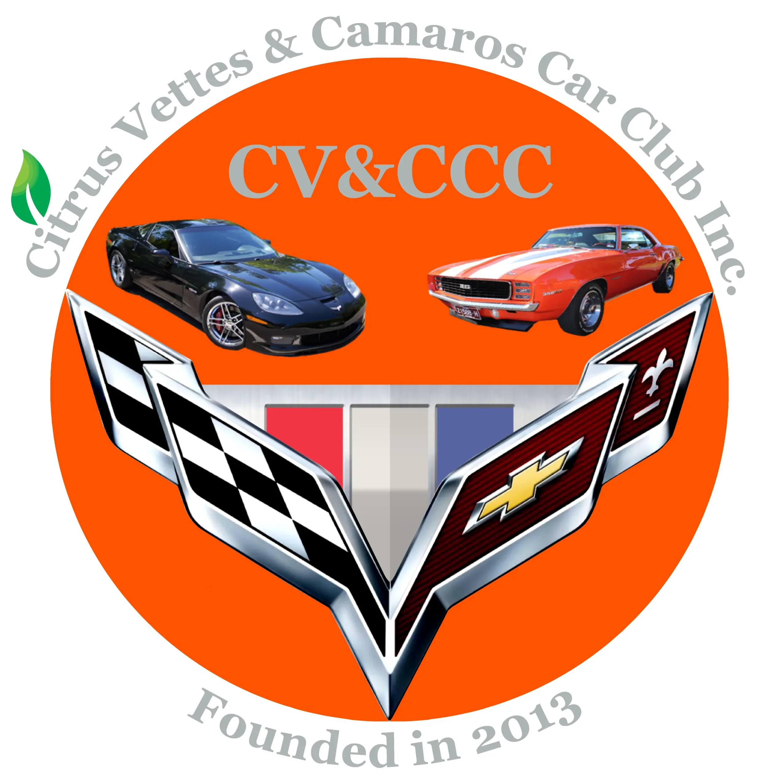 CV&CCC Round Window Sticker